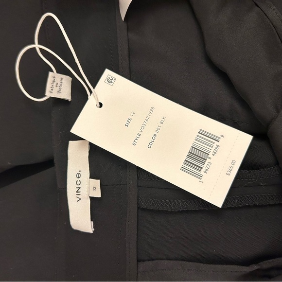 Vince Crop Wide Leg Pants in Black Size 12 - Picture 7 of 8